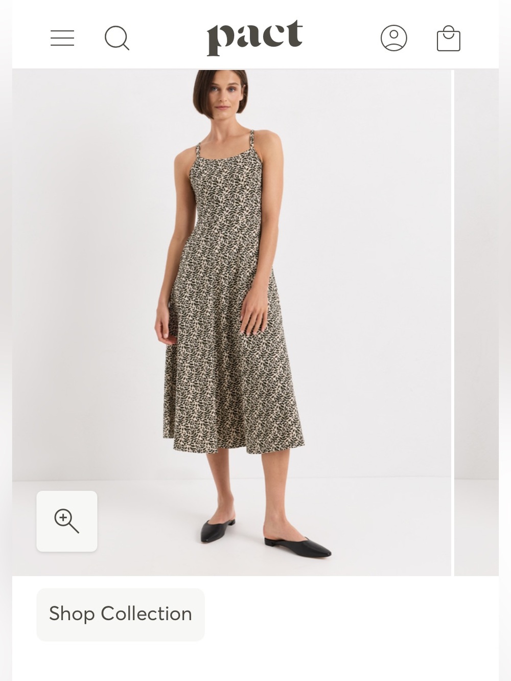 PACT Fit & Flare Midi dress - Picture 7 of 7
